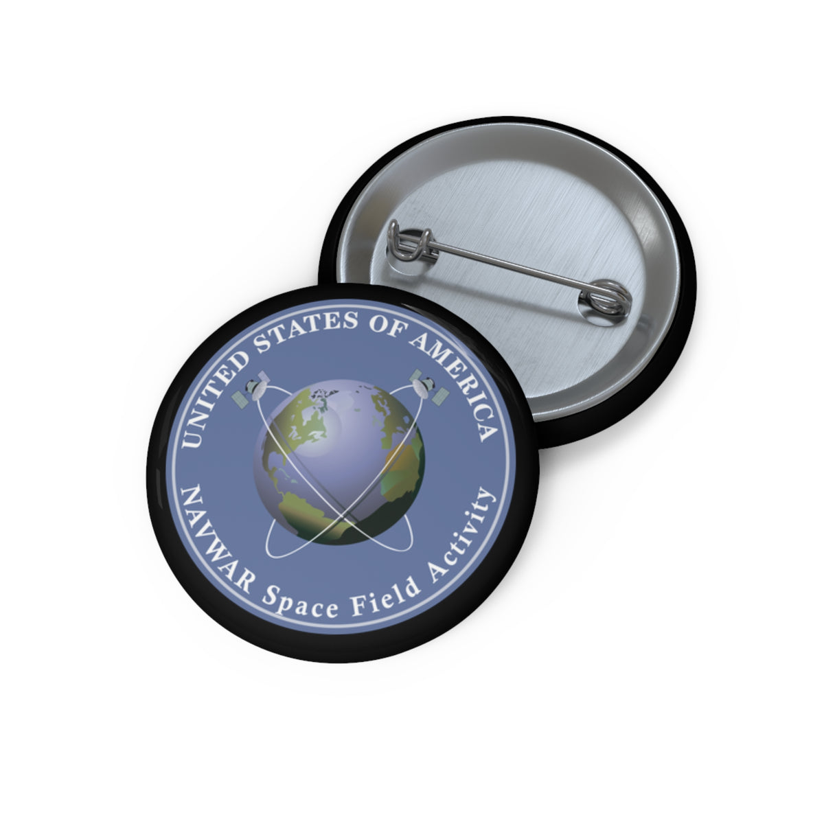 Custom Pin Button - NAVWAR Space Field Activity wo Txt X 300