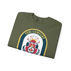 Unisex Heavy Blend™ Crewneck Sweatshirt - Navy - USNS Comfort (T-AH 20) wo txt