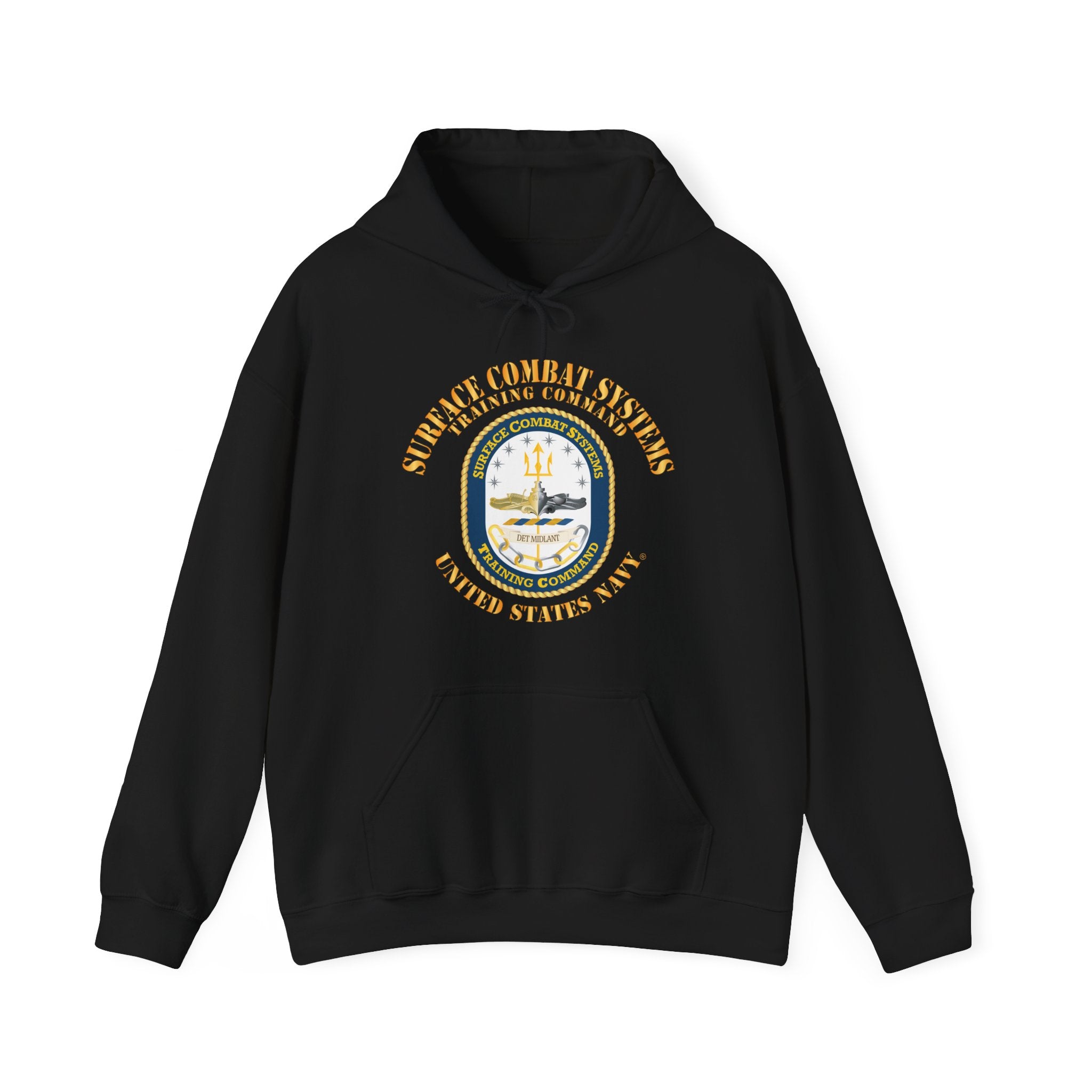 Unisex Heavy Blend™ Hoodies - Navy - Surface Combat Systems Training Command - DET MIDLANT