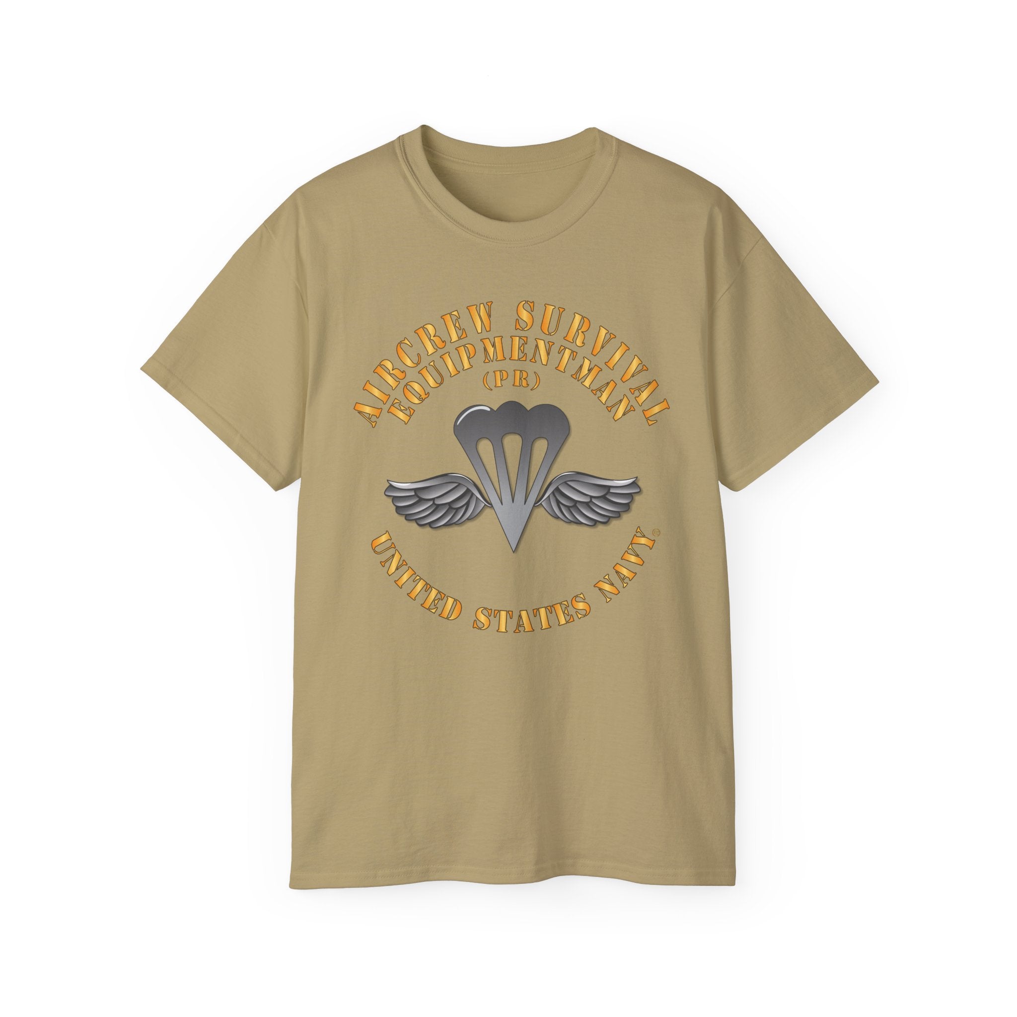 Unisex Ultra Cotton T-Shirt - Navy - Rate - Aircrew Survival Equipmentman (PR)
