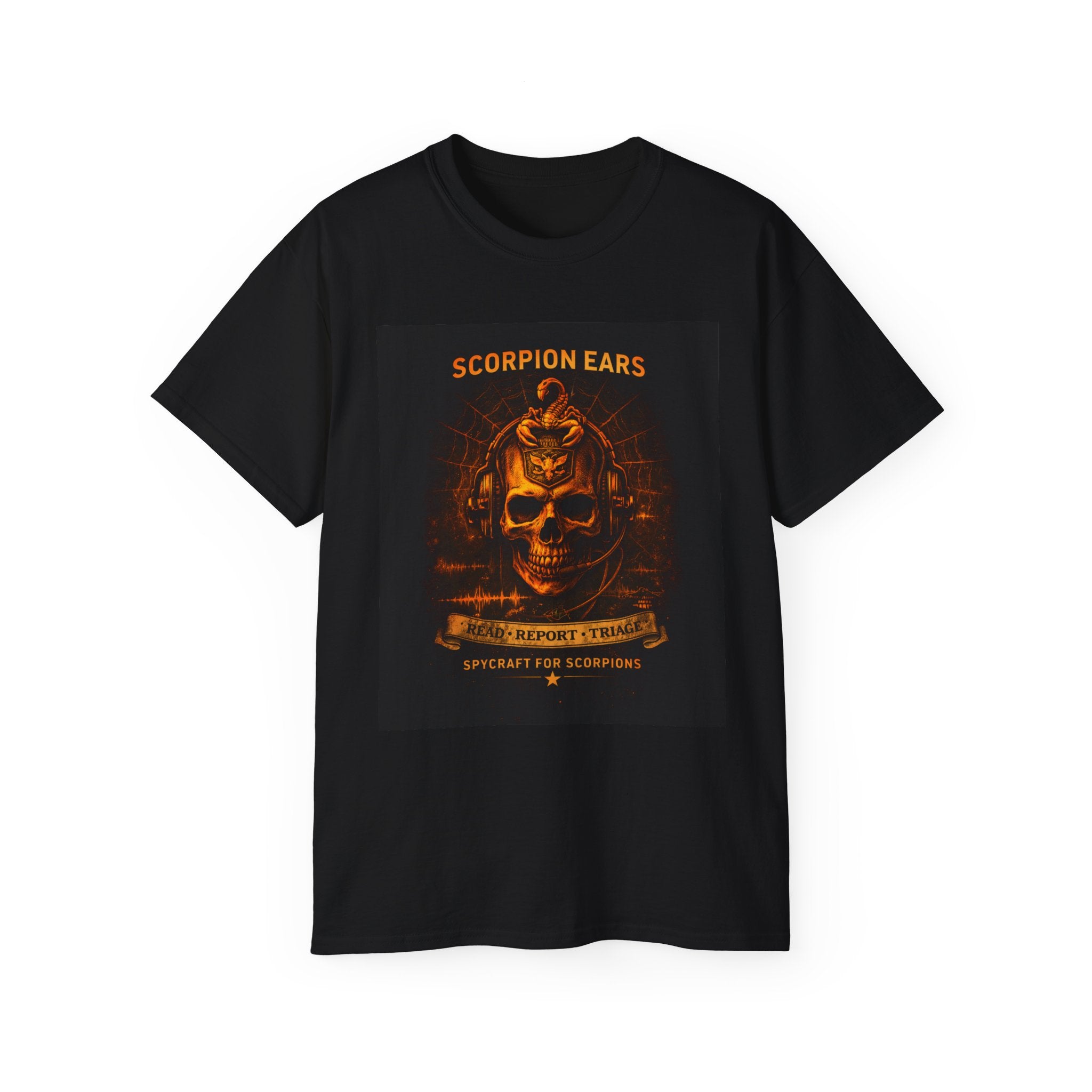 Scorpion Ears T-Shirt — Spycraft for Scorpion Operators Tee