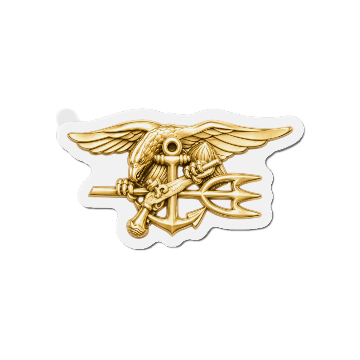Die-Cut Magnet - Navy - Badge - Special Warfare insignia wo txt - 3D - Enhanced