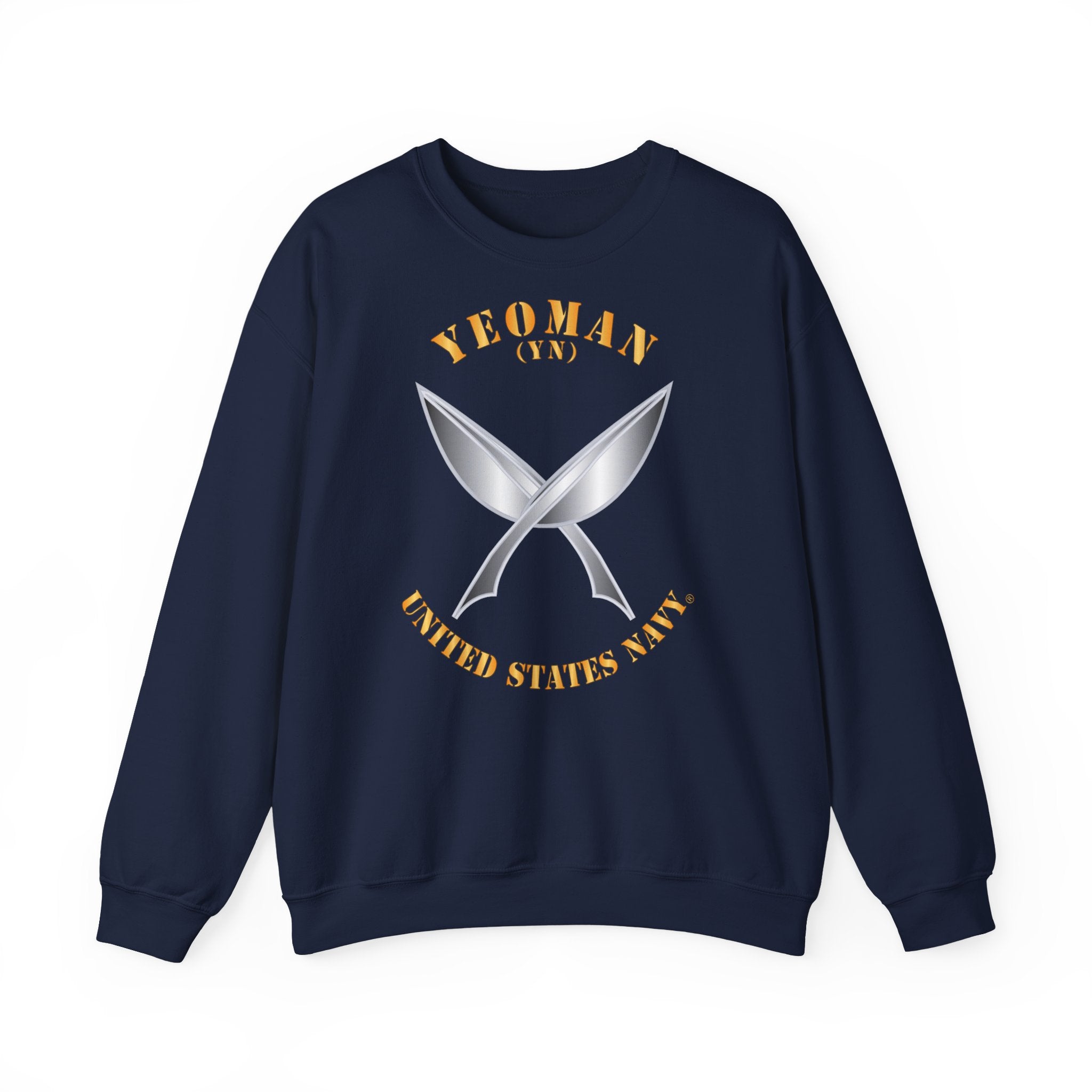 Unisex Heavy Blend™ Crewneck Sweatshirt - Navy - Rate - Yeoman (YN)