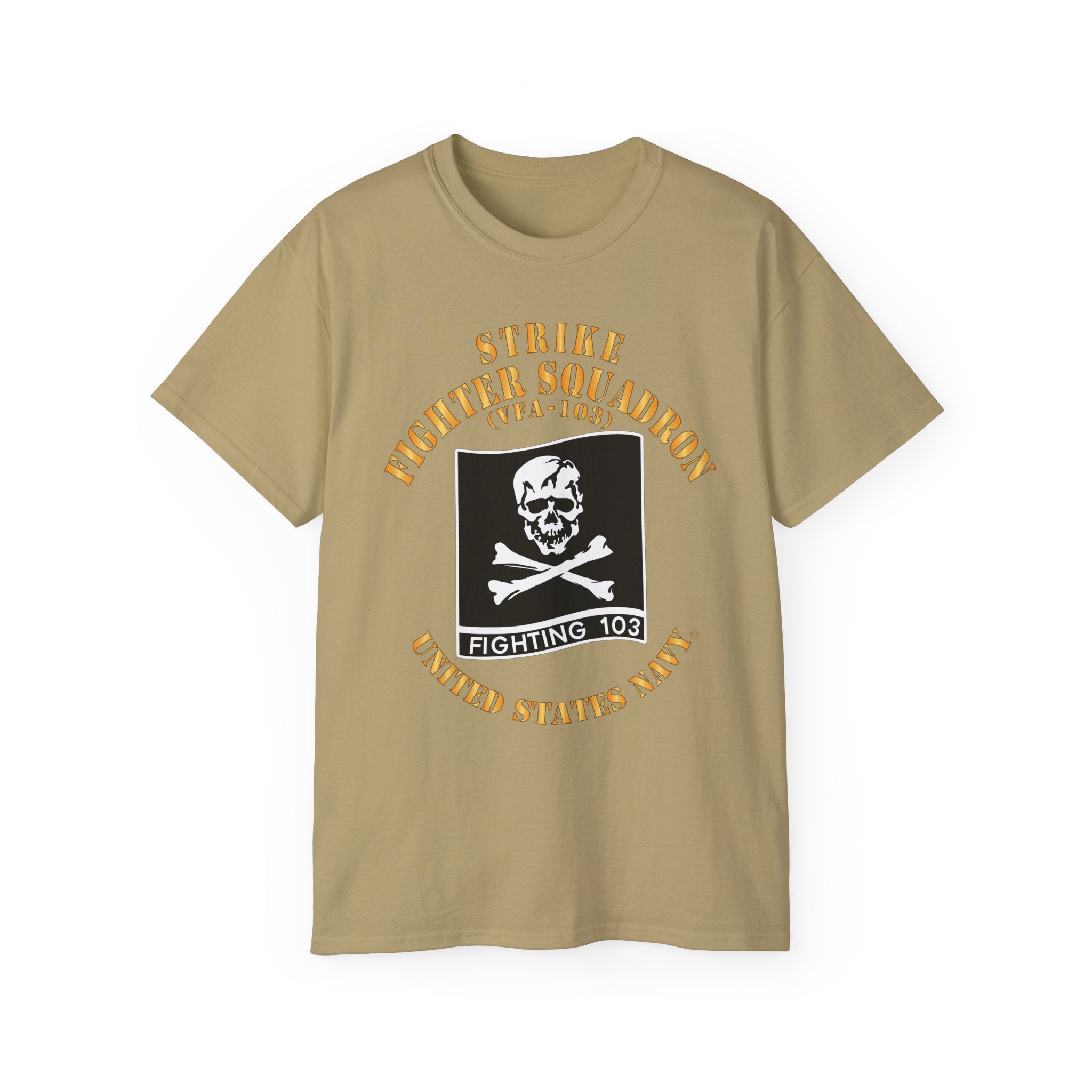 Unisex Ultra Cotton T-Shirt - Navy - Strike Fighter Squadron 103 (VFA-103)