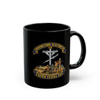 Black Mug (11oz, 15oz) - Navy - Rate - Construction Electrician (CE) with Scene - 3D - Enhanced
