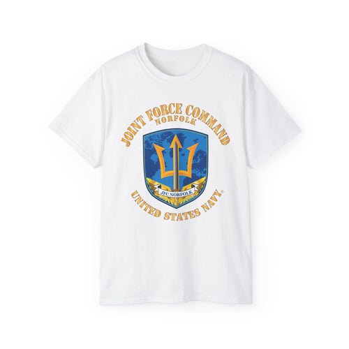 Unisex Ultra Cotton T-Shirt - Navy - Joint Force Command - Norfolk