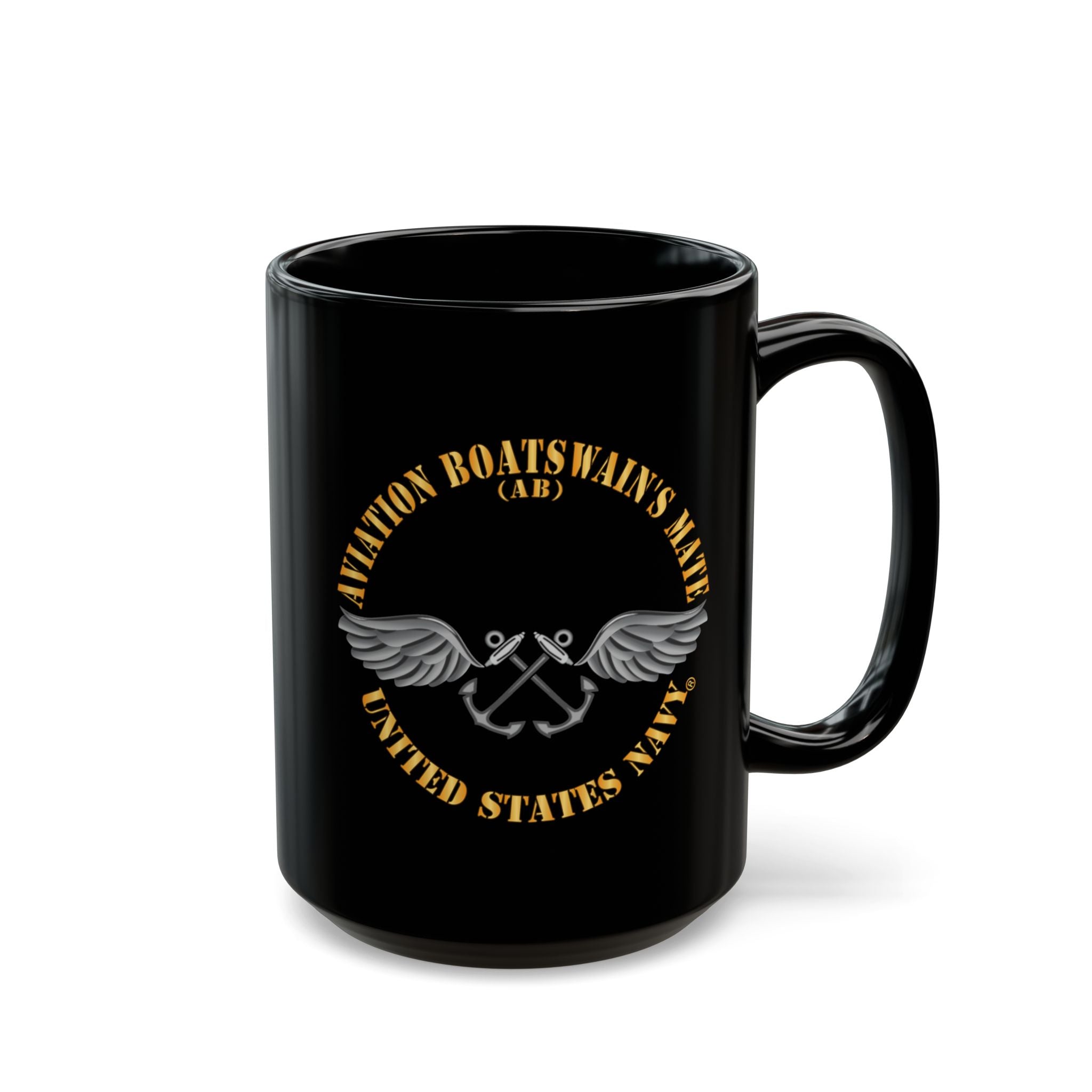 Black Mug (11oz, 15oz) - Navy - Rate - Aviation Boatswain's Mate (AB) X 300