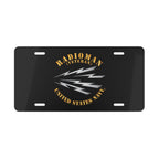 Vanity License Plate - Navy - Rate - Radioman (RM) - Veteran