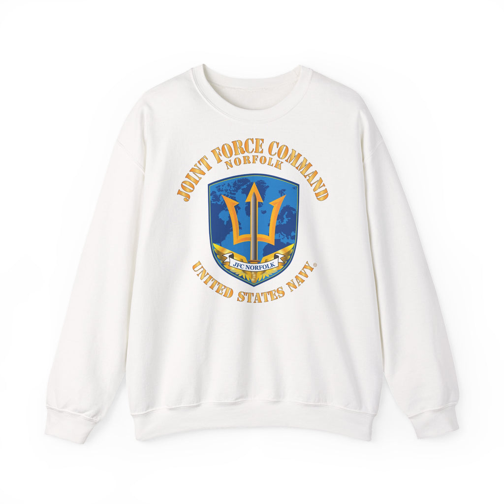 Unisex Heavy Blend™ Crewneck Sweatshirt - Navy - Joint Force Command - Norfolk