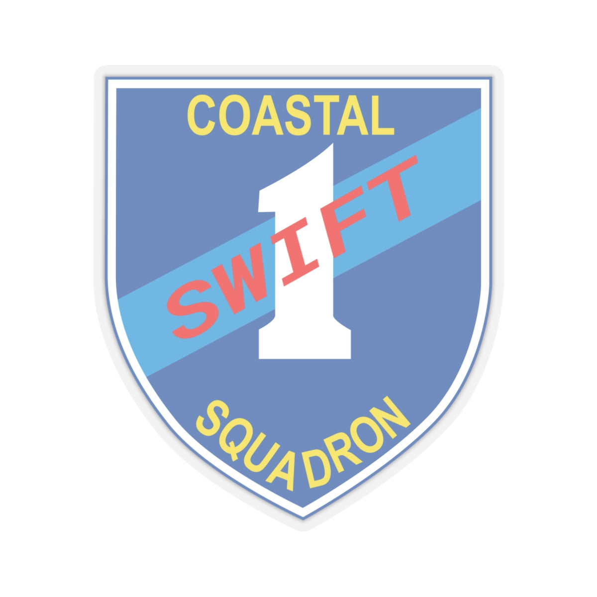 Kiss-Cut Stickers - Coastal Squadron One (Blue) - SSI wo Txt X 300