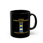 Black Mug (11oz, 15oz) - Navy - Chief Warrant Officer 2 - CW02