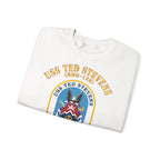 Unisex Heavy Blend™ Crewneck Sweatshirt - Navy - USS Ted Stevens (DDG-128)