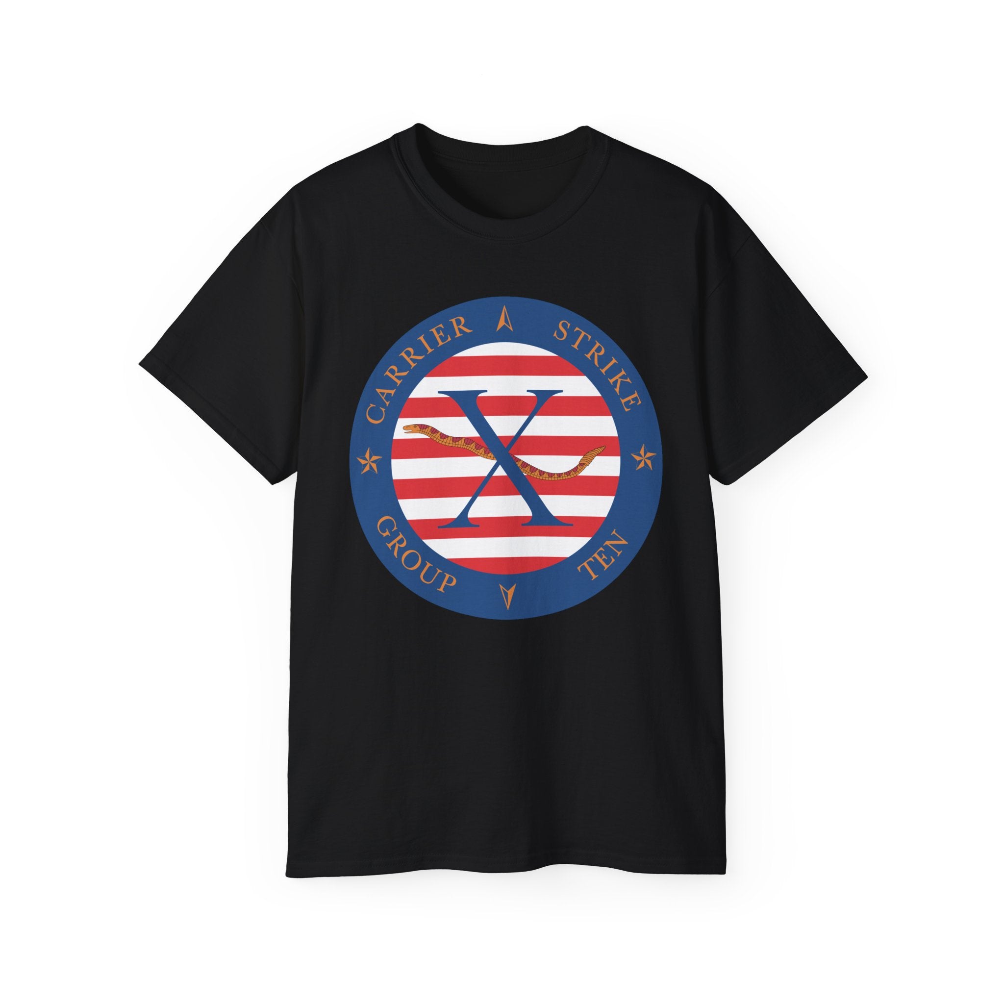 Unisex Ultra Cotton T-Shirt - Navy - Carrier Strike Group 10 (CSG-10) wo Txt