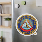Die-Cut Magnet - Navy - USS Undersea Warfare Field - San Clemente Island - Crest - 3D - Enhanced