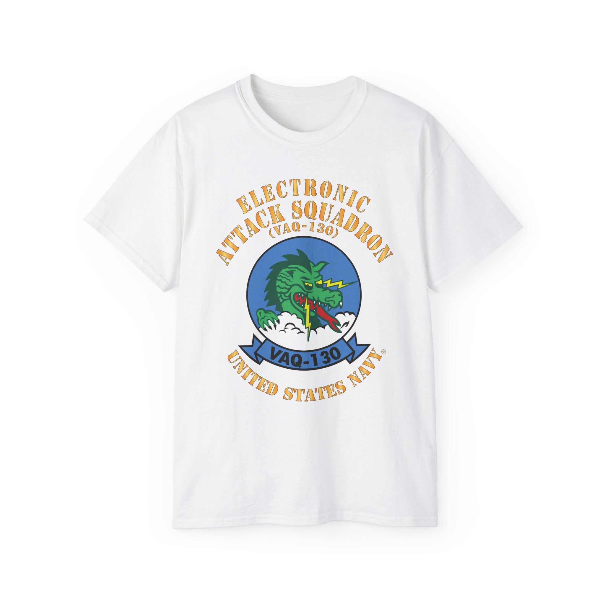 Unisex Ultra Cotton T-Shirt - Navy - Electronic Attack Squadron 130 (VAQ-130)