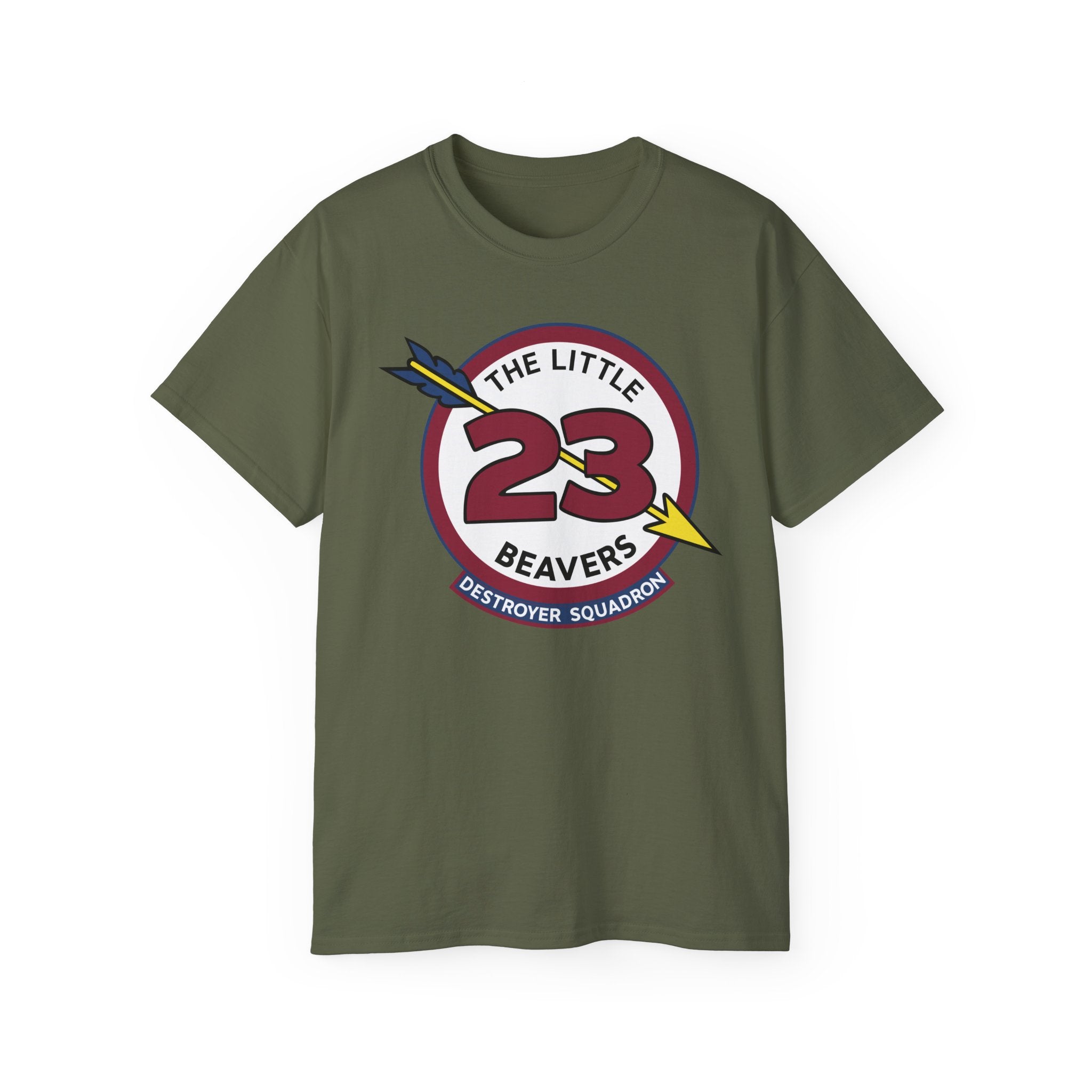 Unisex Ultra Cotton T-Shirt - Navy - Destroyer Squadron 23 (DESRON-23) wo Txt