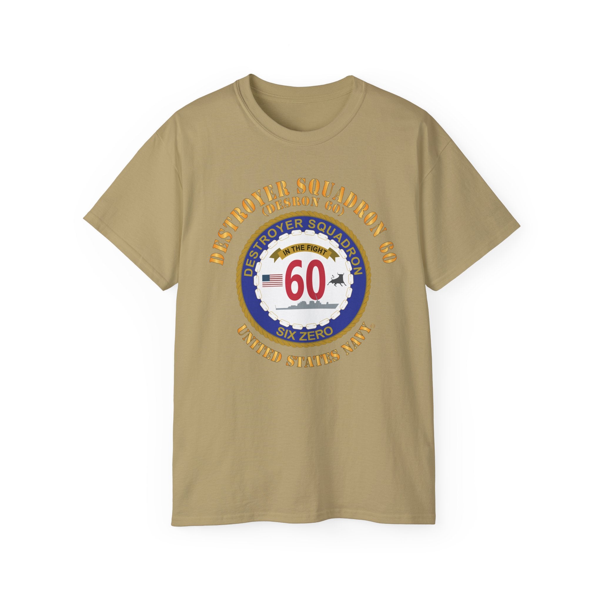 Unisex Ultra Cotton T-Shirt - Navy - Destroyer Squadron 60