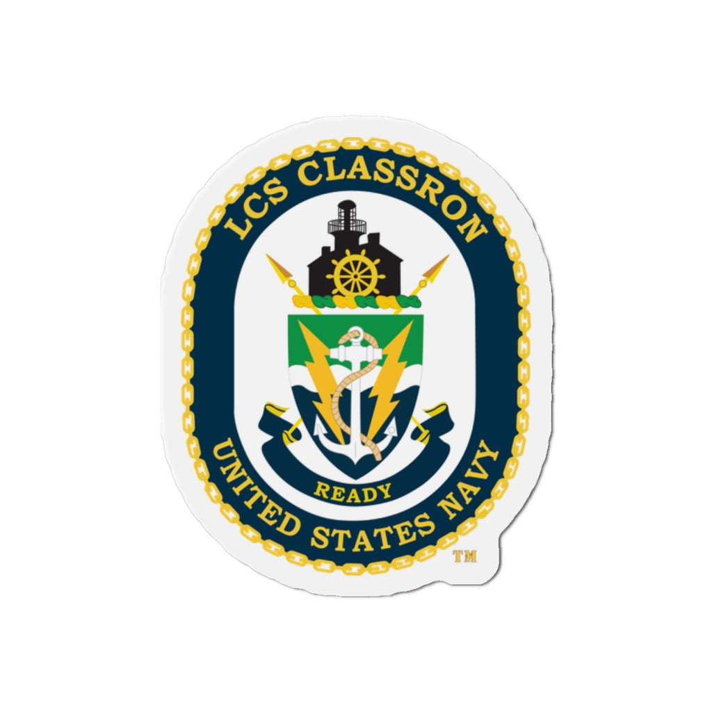 Die-Cut Magnet - Navy - LCS Classron (Littoral Combat Ship) wo txt
