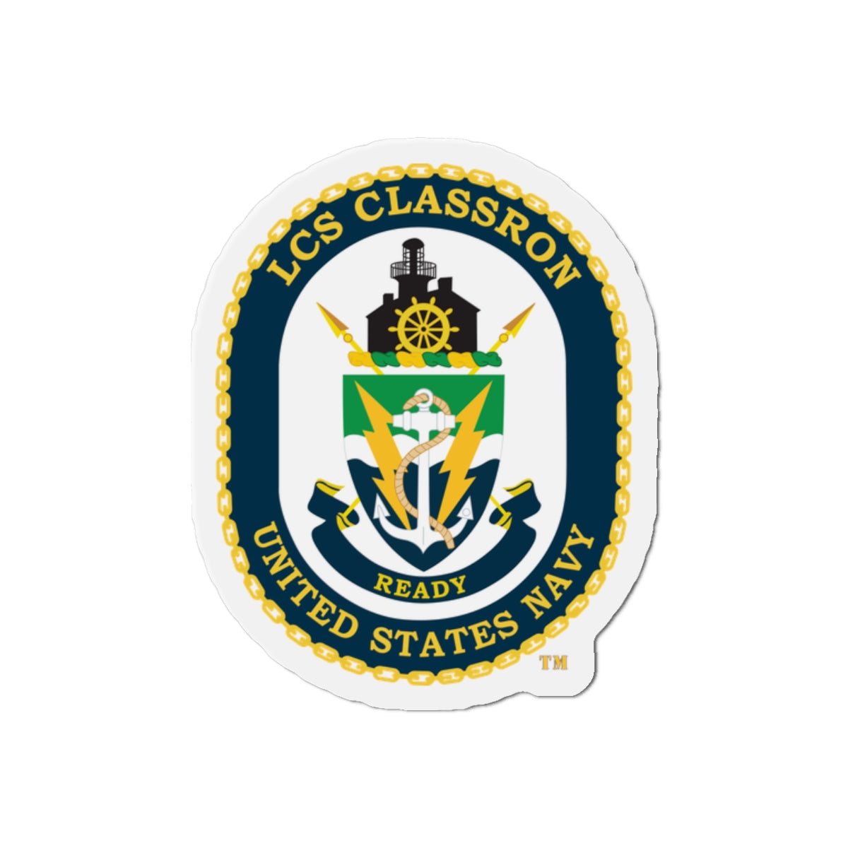 Die-Cut Magnet - Navy - LCS Classron (Littoral Combat Ship) wo txt