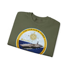 Unisex Heavy Blend™ Crewneck Sweatshirt - Navy - USS Gerald R. Ford (CVN-78) wo txt
