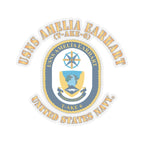 Kiss-Cut Stickers - Navy - USNS Amelia Earhart (T-AKE 6)