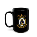 Black Mug (11oz, 15oz) - Navy - USS Raven (MHC-61)