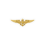 Kiss-Cut Vinyl Decal - Navy - Badge - Naval Aviator Wings wo txt - 3D - Enhanced