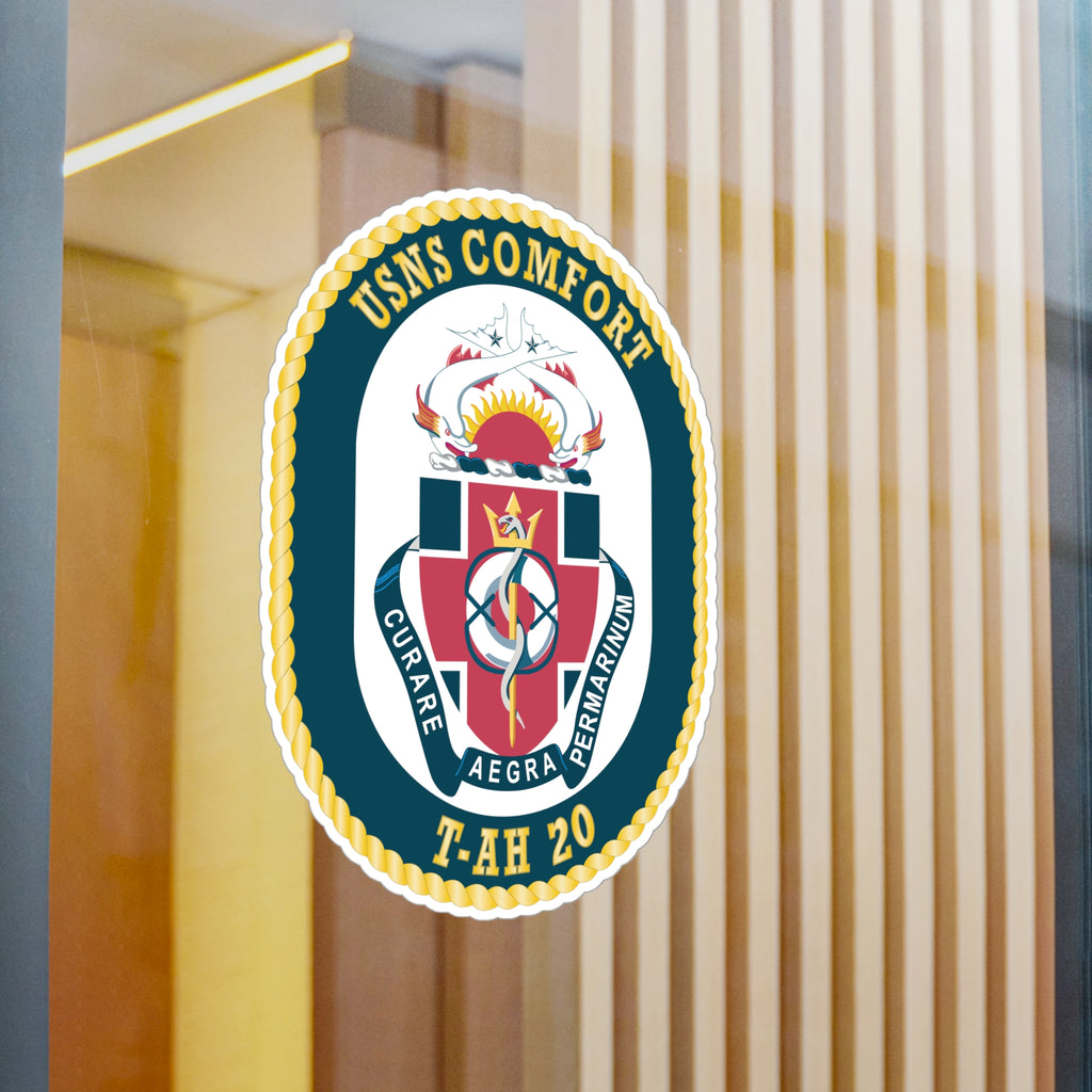 Kiss-Cut Vinyl Decal - Navy - USNS Comfort (T-AH 20) wo txt