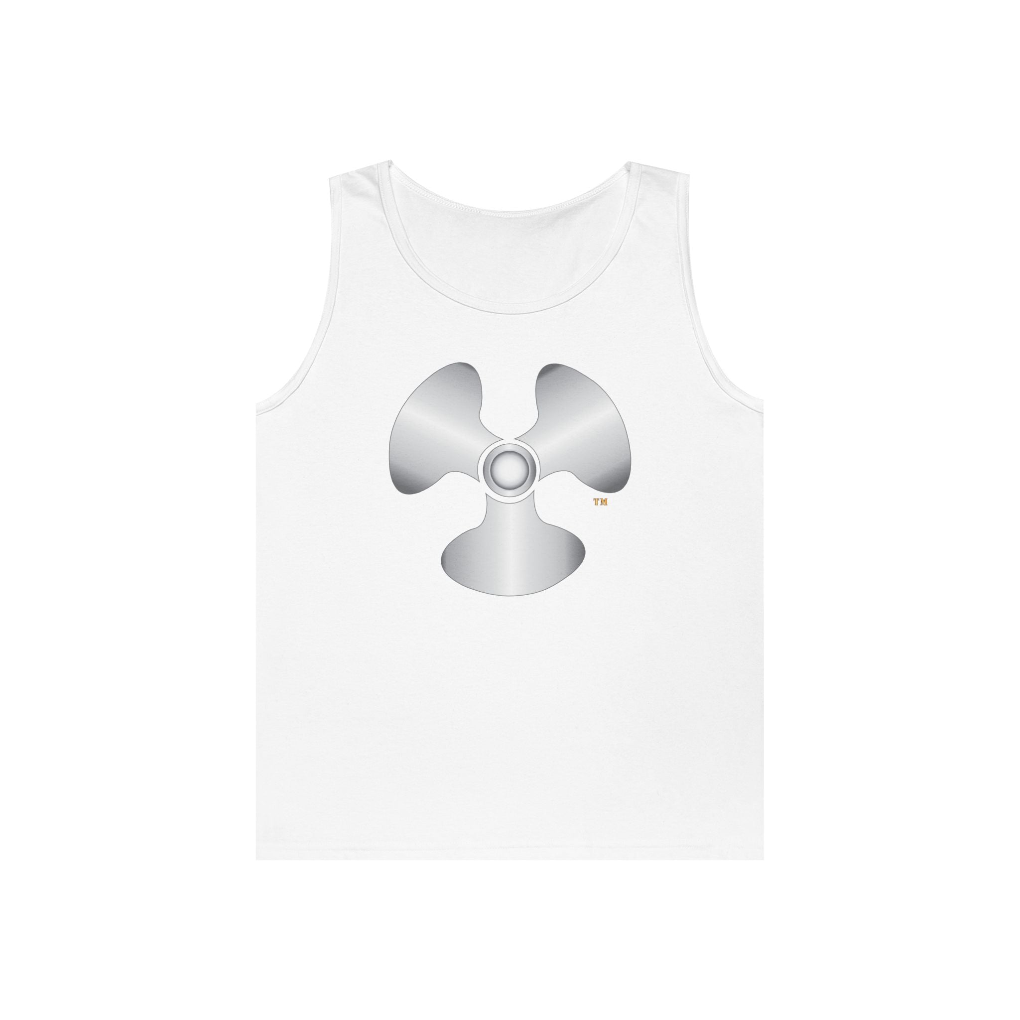 Unisex Heavy Cotton Tank Top - Navy - Rate - Machinists Mate (MM) wo txt
