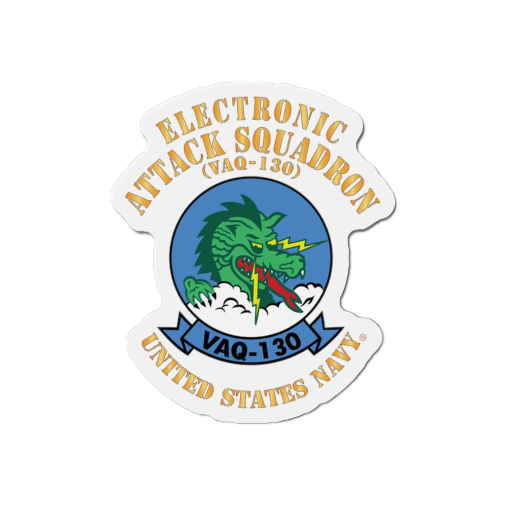 Die-Cut Magnet - Navy - Electronic Attack Squadron 130 (VAQ-130)