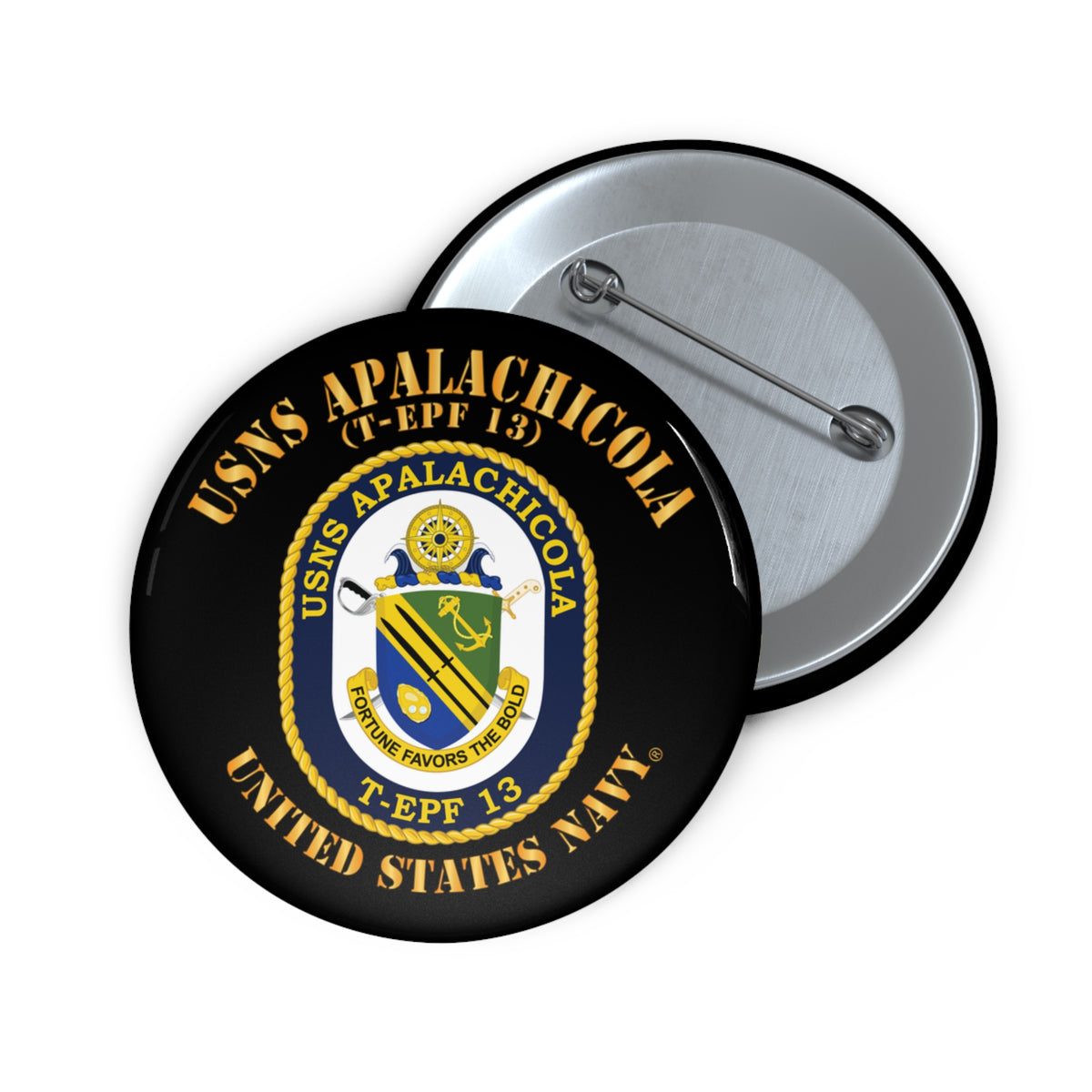 Pin Button - Navy - USNS Apalachicola (T-EPF 13)