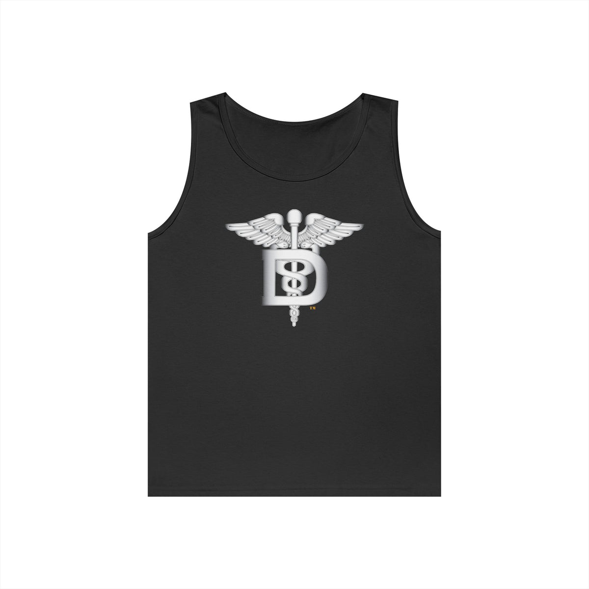 Unisex Heavy Cotton Tank Top - Navy - Rate - Dental Technician (DT) wo txt
