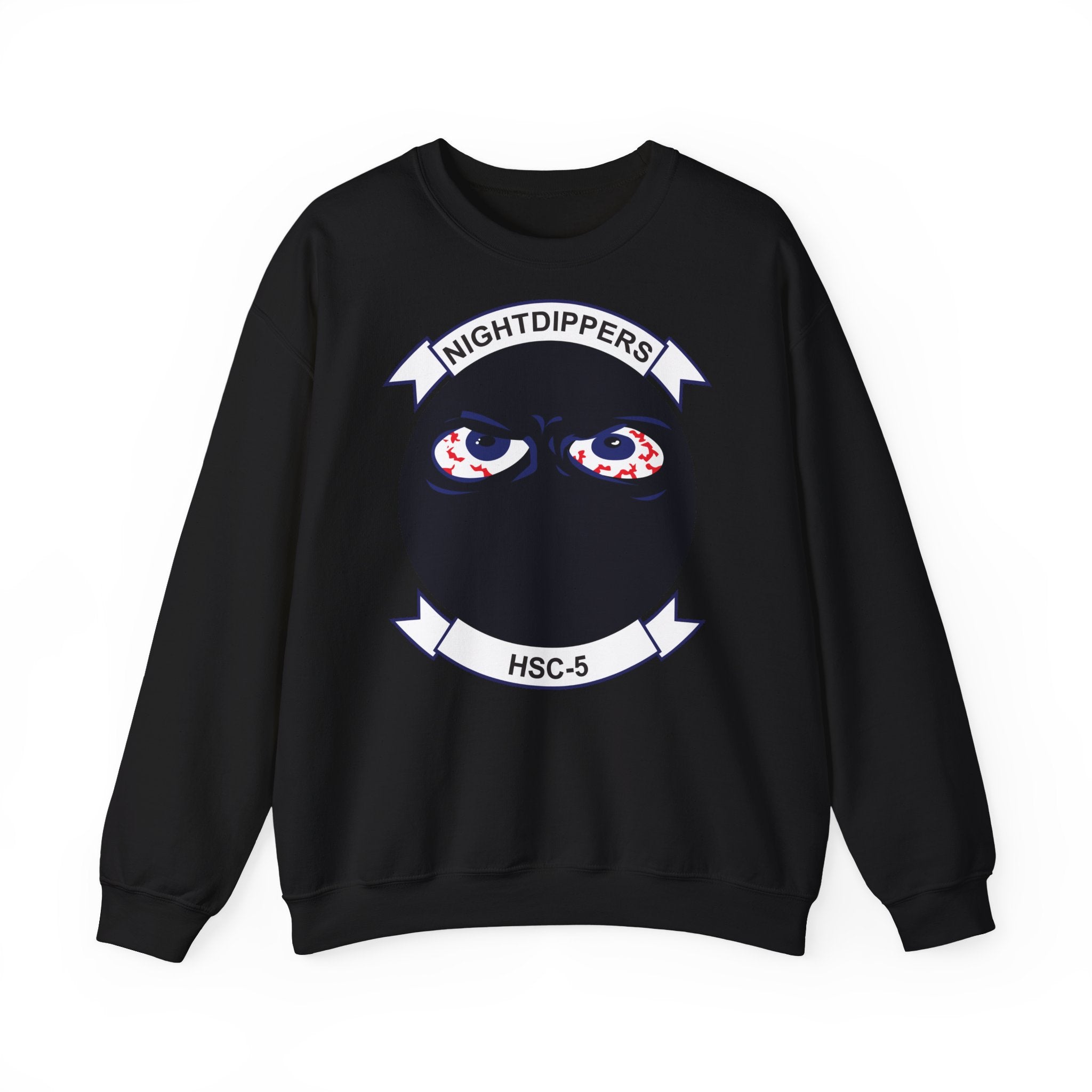 Unisex Heavy Blend™ Crewneck Sweatshirt - Navy - Helicopter Sea Combat Squadron 5 (HSC-5) wo txt