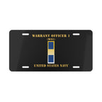 Vanity License Plate - Navy - Warrant Officer 1 - CW01