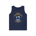 Unisex Heavy Cotton Tank Top - Navy - Strike Fighter Squadron 143 (VFA-143)
