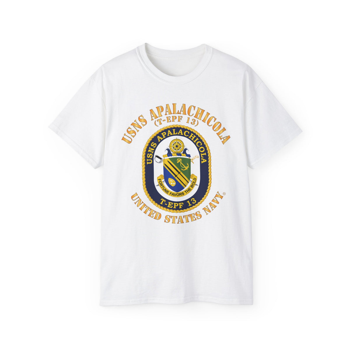 Unisex Ultra Cotton T-Shirt - Navy - USNS Apalachicola (T-EPF 13)