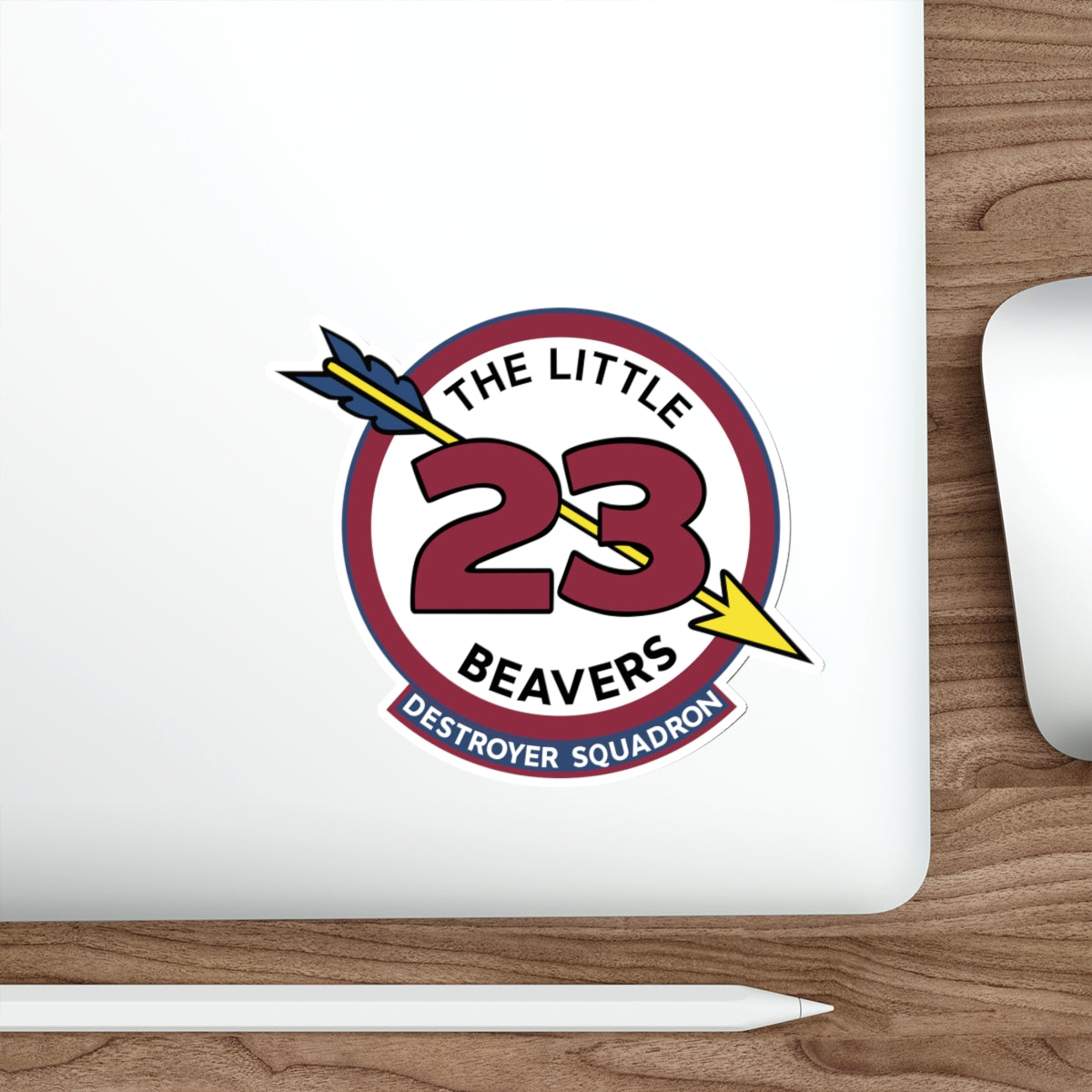Die-Cut Vinyl Sticker - Navy - Destroyer Squadron 23 (DESRON-23) wo Txt