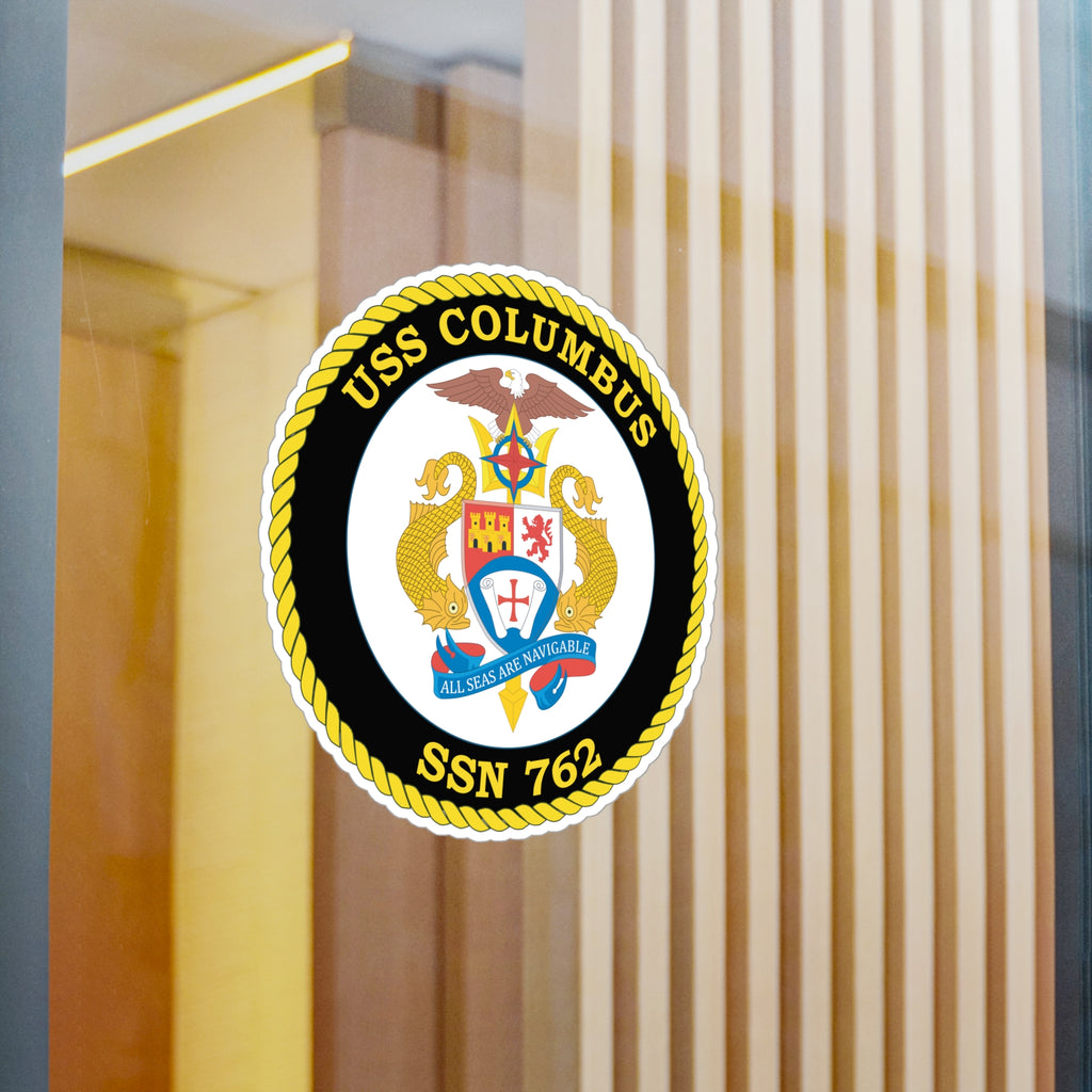 Kiss-Cut Vinyl Decal - Navy - USS Columbus (SSN-762) wo txt