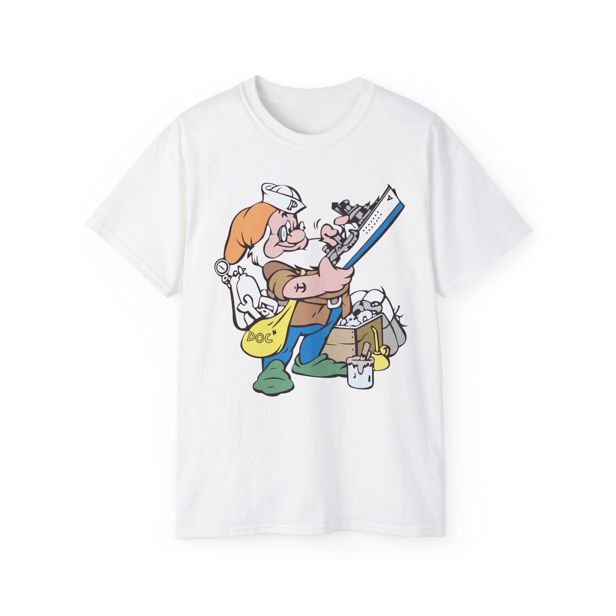 Unisex Ultra Cotton T-Shirt - Navy - USS Piedmont (AD-17) wo txt