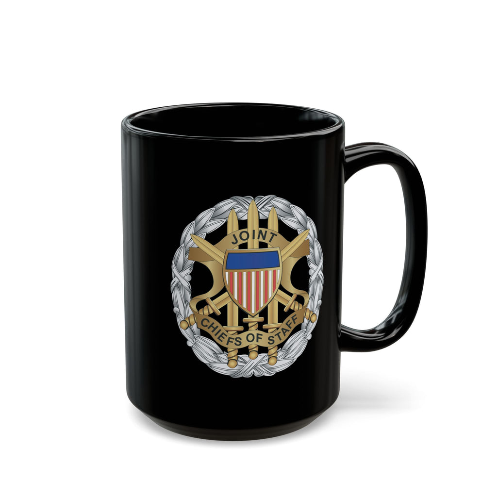Black Mug (11oz, 15oz) - Joint Chiefs of Staff Service Badge wo txt X 300