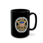 Black Mug (11oz, 15oz) - Joint Chiefs of Staff Service Badge wo txt X 300