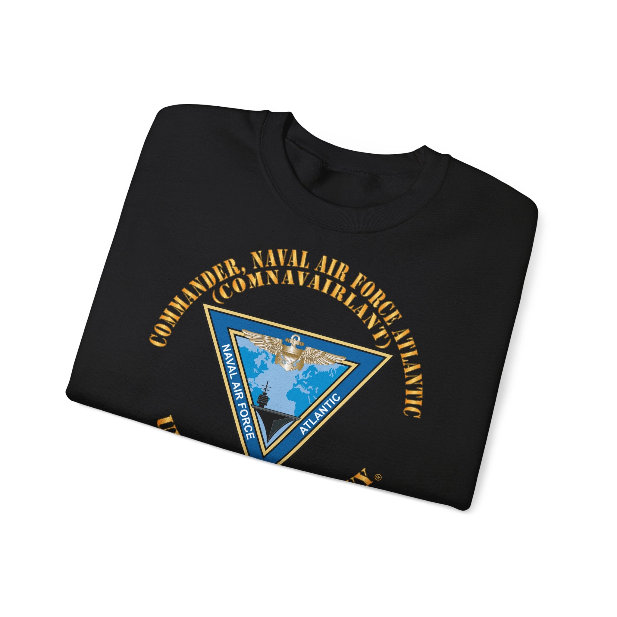 Unisex Heavy Blend™ Crewneck Sweatshirt - Navy - Commander, Naval Air Force Atlantic - COMNAVAIRLANT