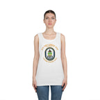 Unisex Heavy Cotton Tank Top - Navy - LCS Squadron One (LCSRON 1)