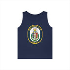 Unisex Heavy Cotton Tank Top - Navy - USS Sioux City (LCS-11) wo Txt