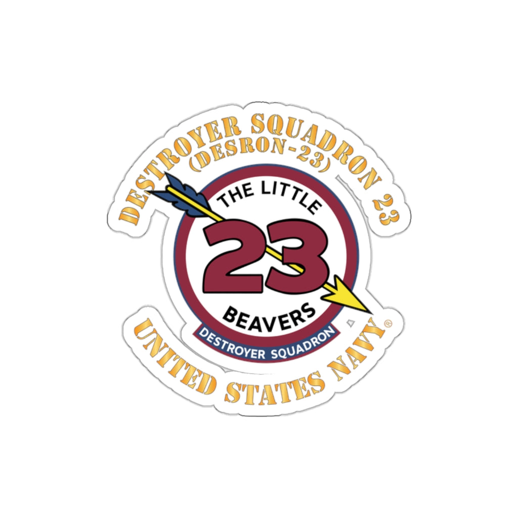 Die-Cut Vinyl Sticker - Navy - Destroyer Squadron 23 (DESRON-23)