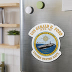 Die-Cut Magnet - Navy - USS Gerald R. Ford (CVN-78)