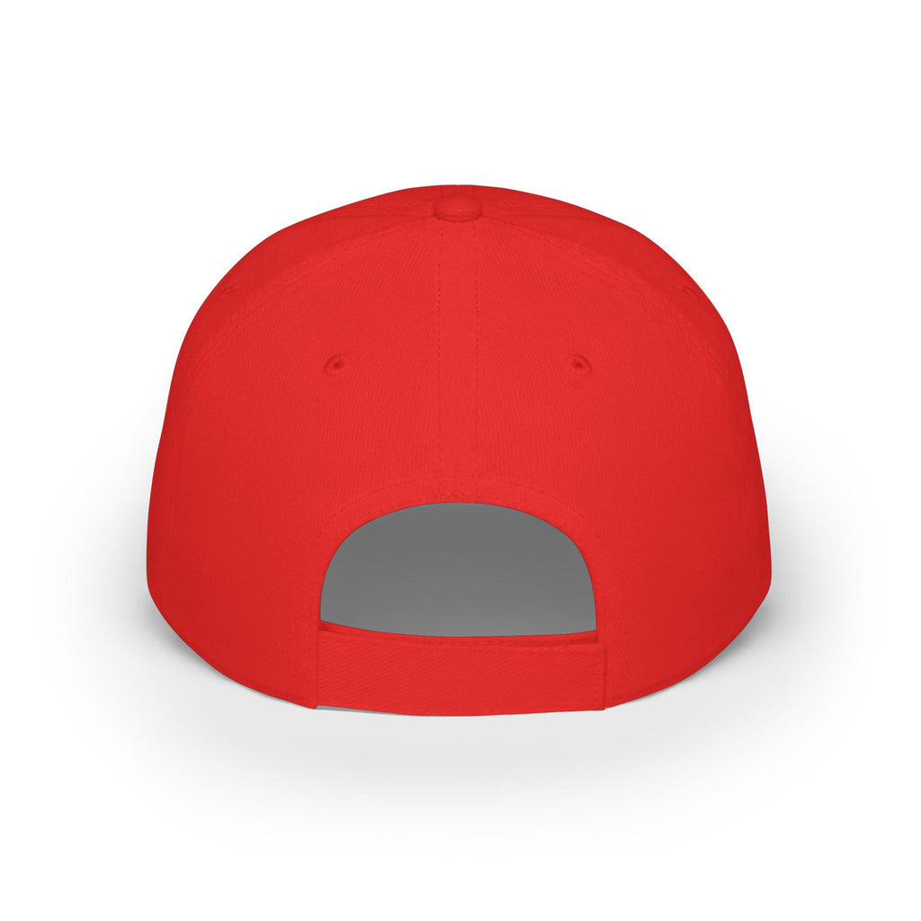 NAVY DTF Baseball Cap — Red Low Profile Hat for Military & Patriotic Fans