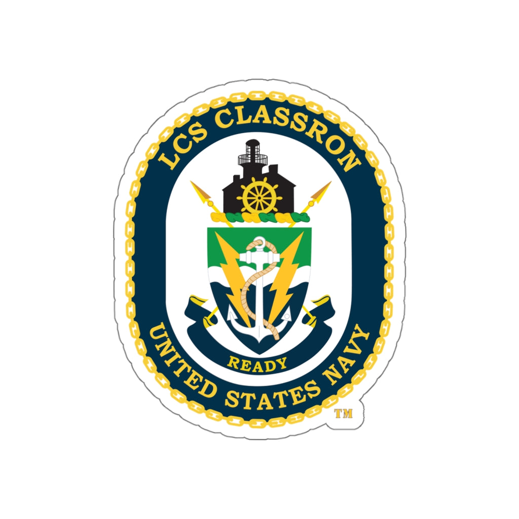 Die-Cut Vinyl Sticker - Navy - LCS Classron (Littoral Combat Ship) wo txt