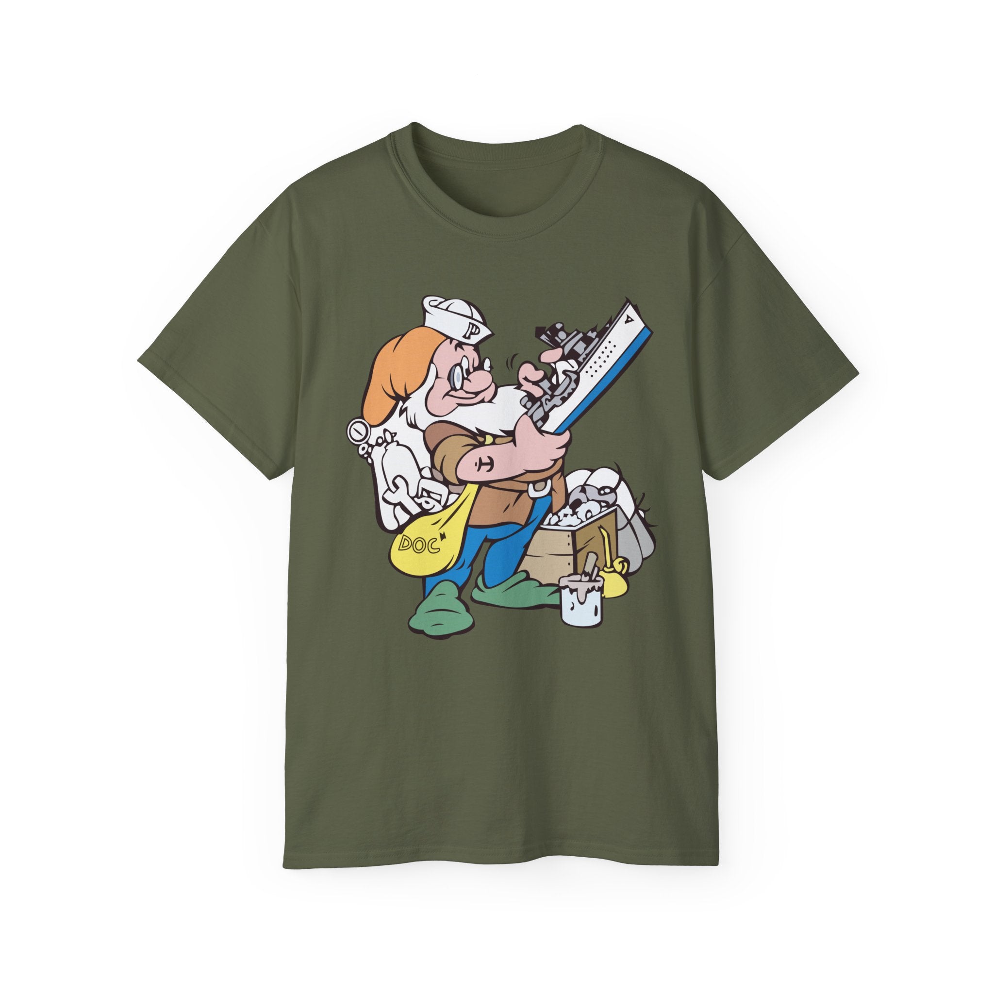 Unisex Ultra Cotton T-Shirt - Navy - USS Piedmont (AD-17) wo txt