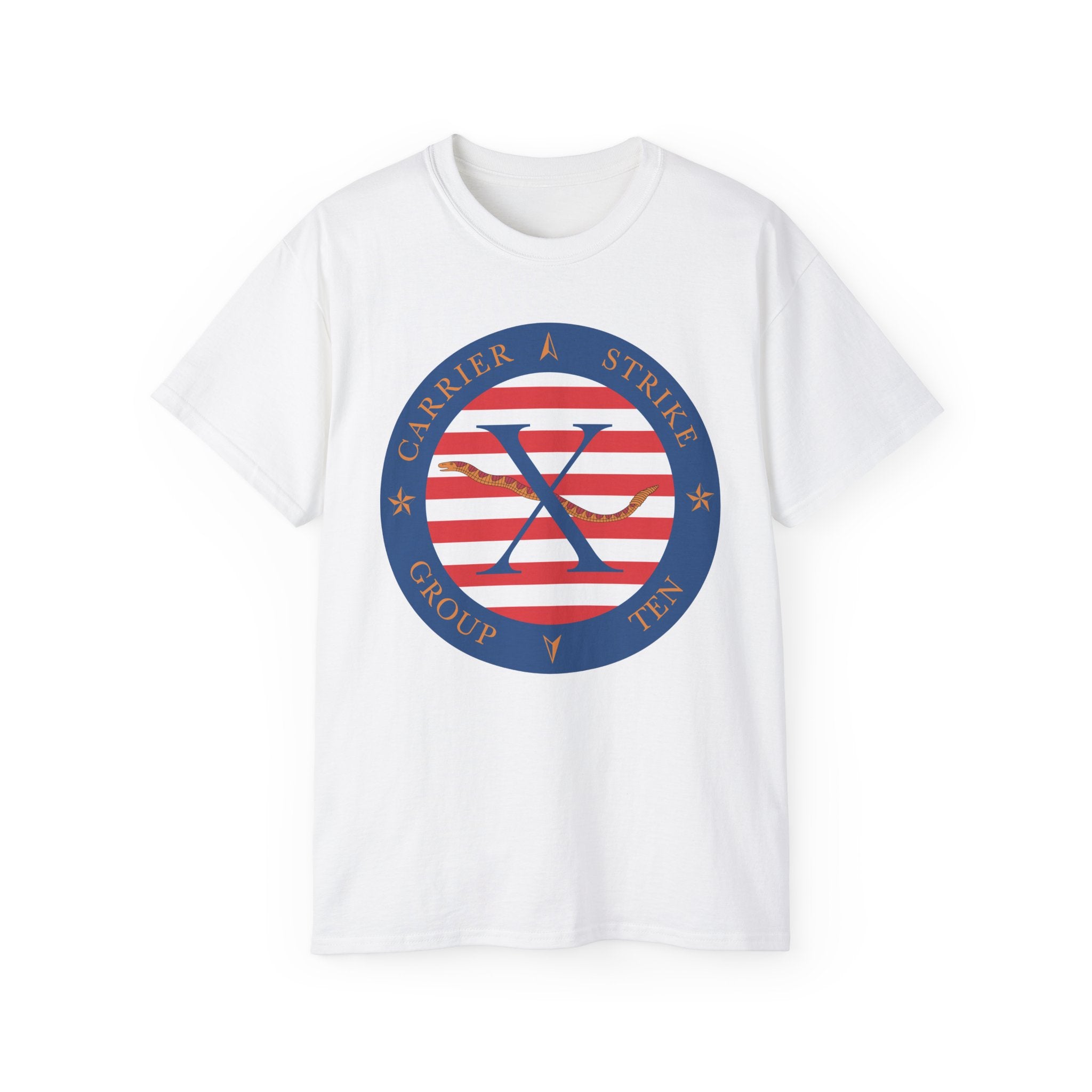 Unisex Ultra Cotton T-Shirt - Navy - Carrier Strike Group 10 (CSG-10) wo Txt